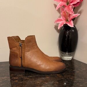 Franco Sarto Brown Lace Up Boots